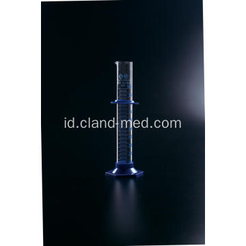 Mengukur Silinder dengan Plastik Hexagonal Base dengan Spout Graduated